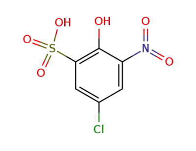 5-chloro-2-hydroxy-3-nitro-benzenesulfonic acid